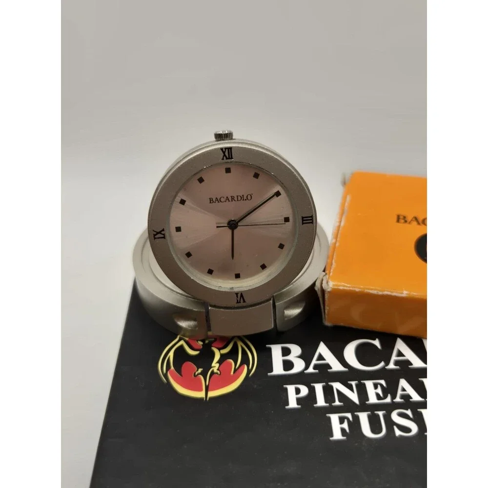 Bacardi Pineapple Fusion Digital Watch NIB + Bonus Barcadi O Mini Clk New Batts!